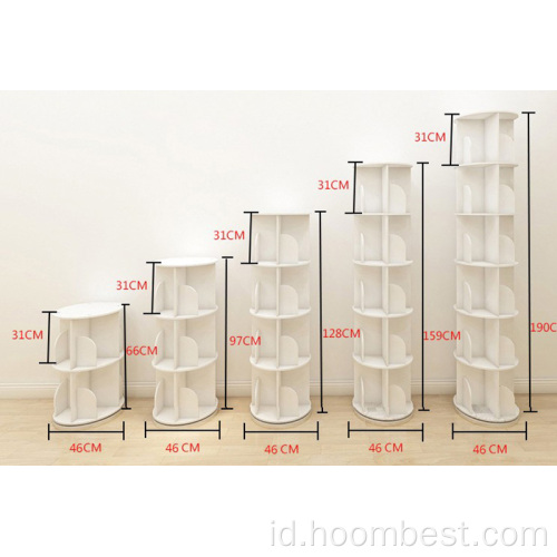 Rak Stackable Berputar 2 Tingkat